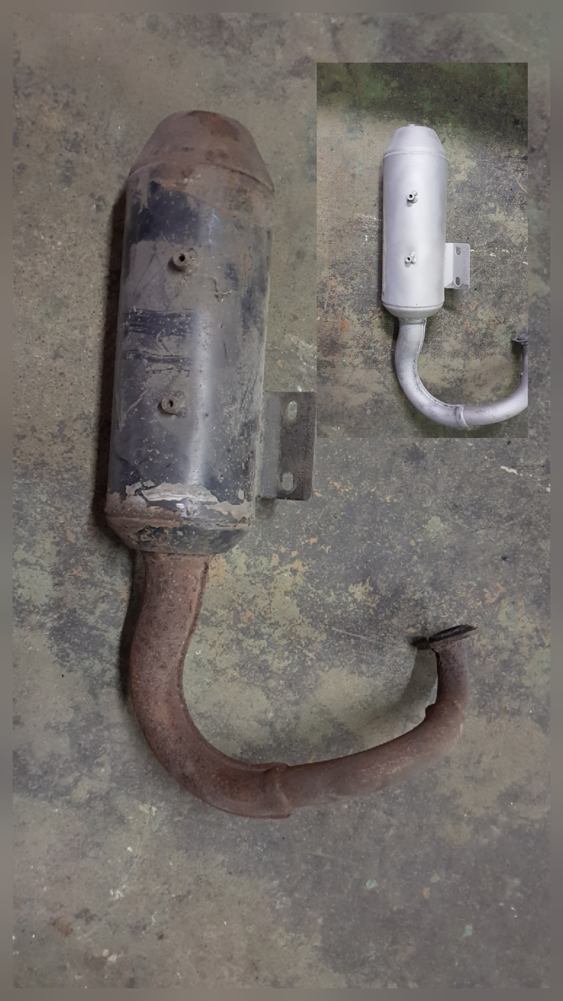 Zylinderkopf gereinigt